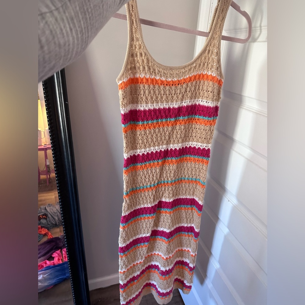 Summer maxi crochet dress